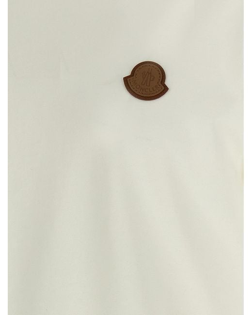 T-shirt du logo Moncler en coloris White