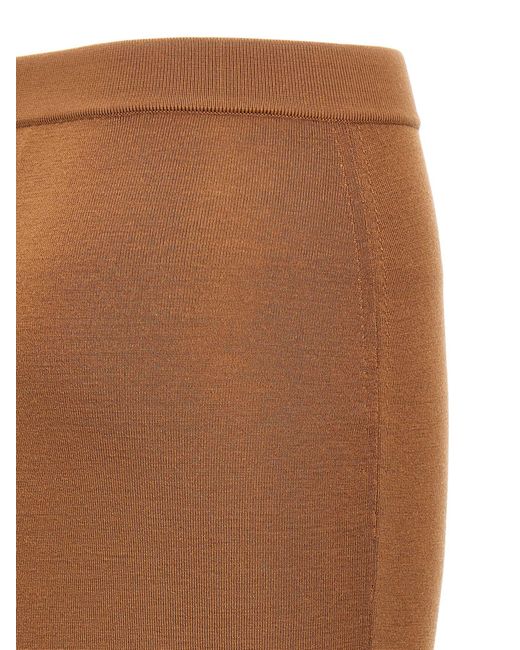 Saint Laurent Wollen Rok in het Brown