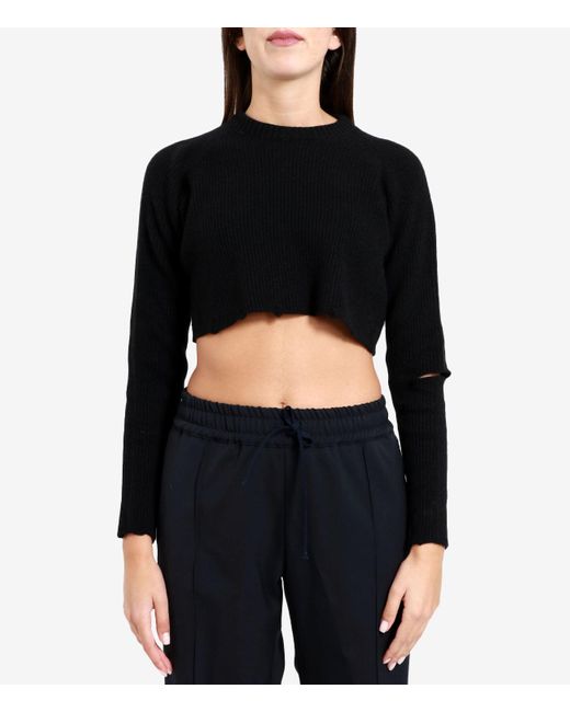 A PAPER KID Black Sweaters
