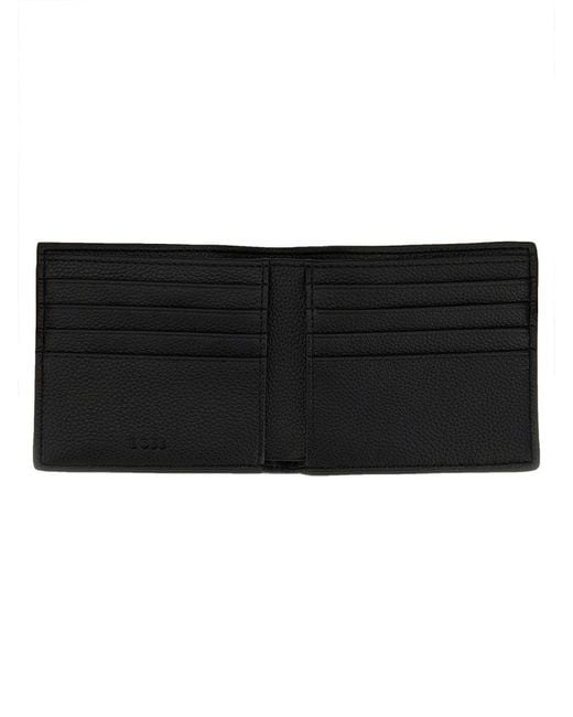 Boss Black Bi-Fold Wallet for men