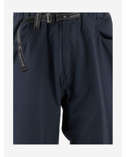 And Wander Und Hose mit Gürtel wandern in Blue für Herren