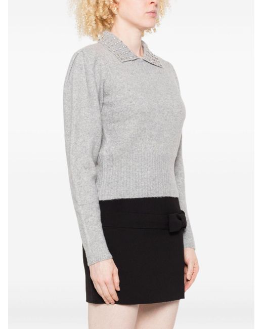 Twinset Gray Twin -Set -Pullover grau