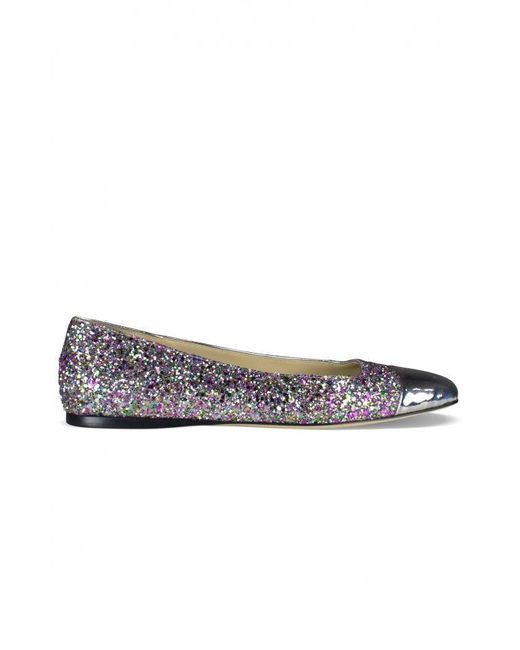 Jimmy Choo Watson Ballerina's Zilver in het Multicolor