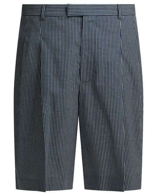 Givenchy Formele Geruite Shorts in het Blue voor heren