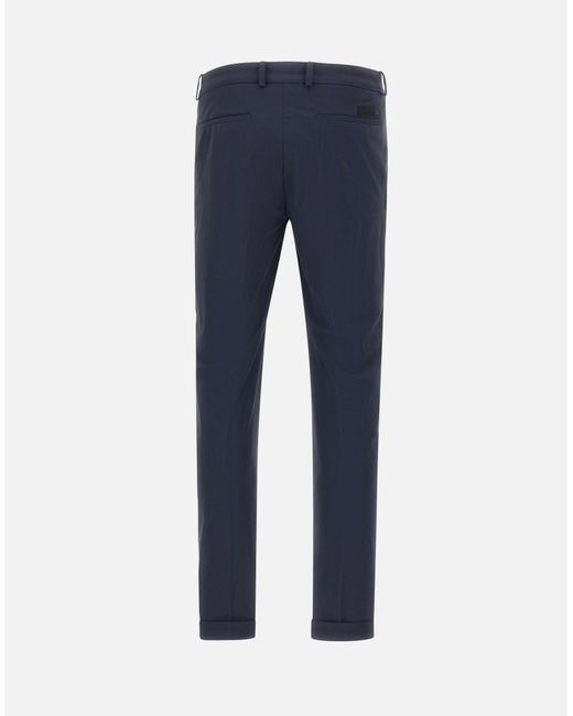 Rrd Blue Slim Fit Chino Trousers for men