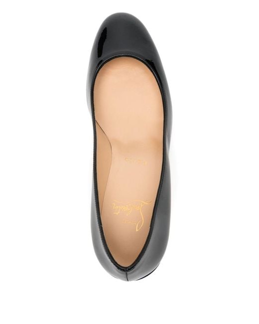 Christian Louboutin Black Miss Sab Patent Leather Pumps