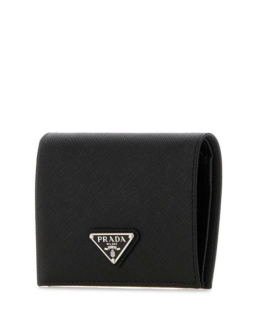 Prada Black Leather Wallet