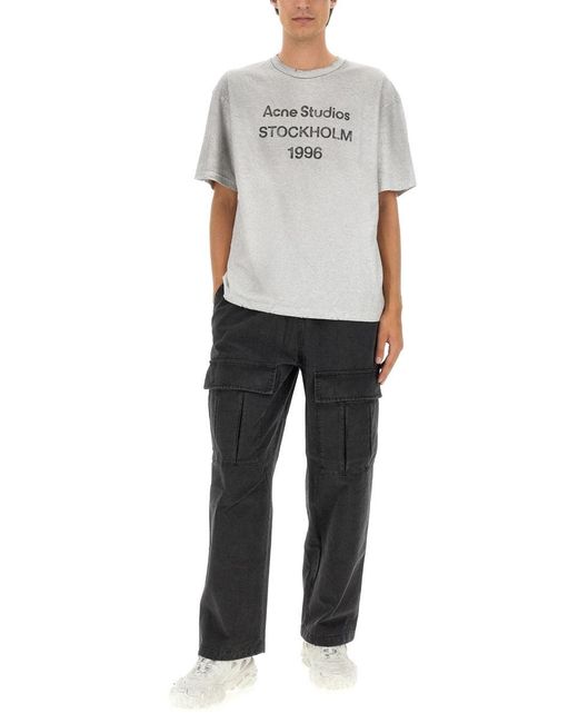 Acne Black Casual Pants For for men