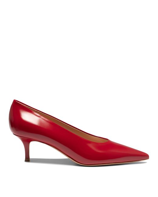 Gianvito Rossi Red "Robbie 55" Pumps