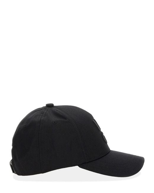 HUGO Black Baseball Hat With Logo for men