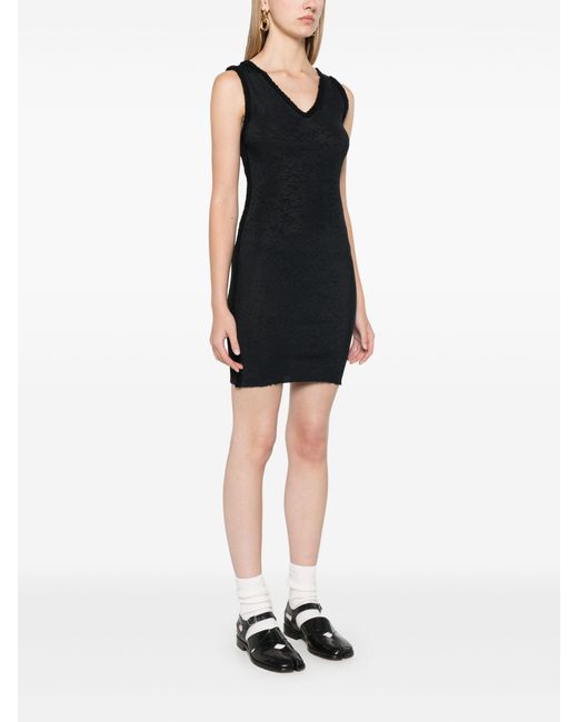 Our Legacy Sleek Mini-Jurk in het Black