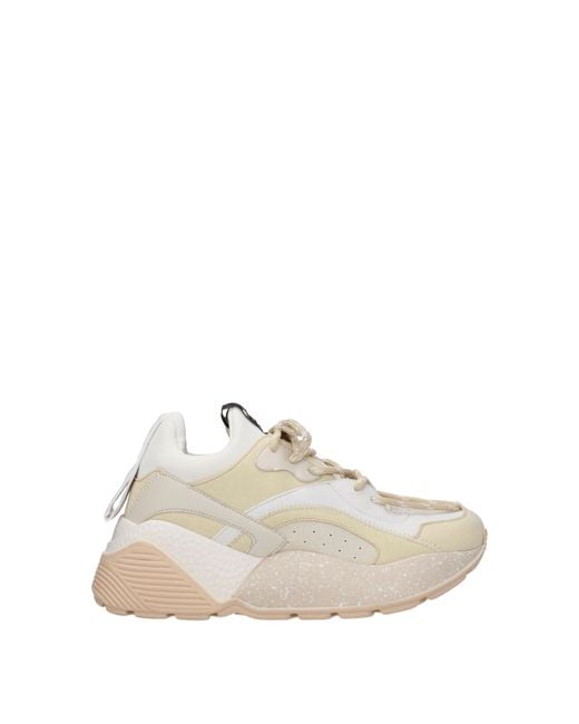 Stella McCartney Natural Sneakers Eclypse Donna Eco Camoscio