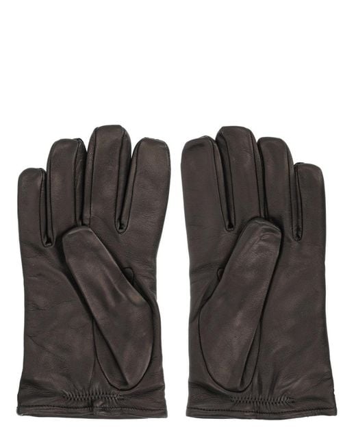 Our Legacy Black Leather Gloves