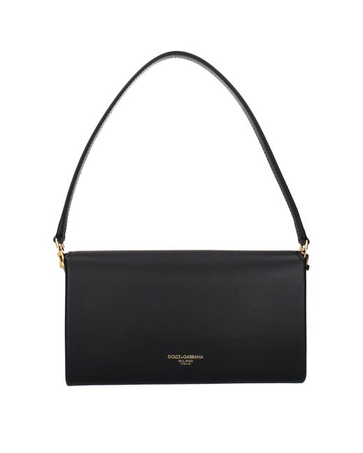Dolce & Gabbana Black Dolce&Gabbana Marlene Handbag Leather