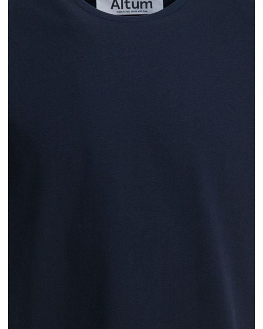 Altum Blue Cotton T-Shirt for men