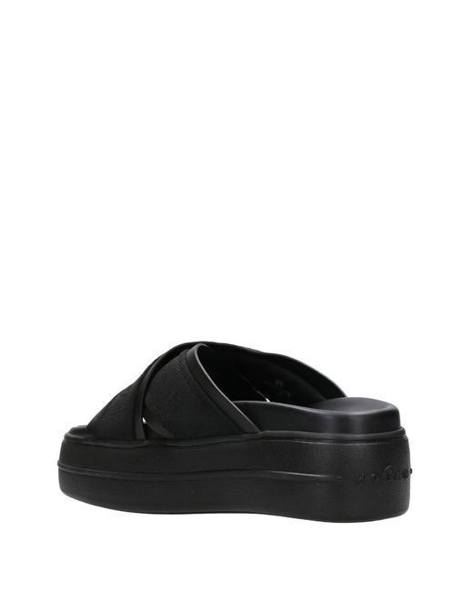 Hogan Black Sandals