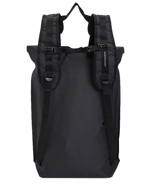 C P Company Black Polyamide Backpack for men
