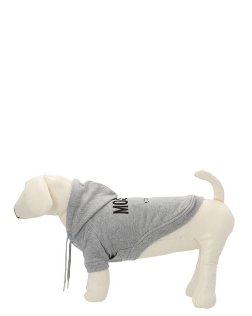 Moschino Capsule Pets Hoodie Pets Accesories in Gray for Men Lyst