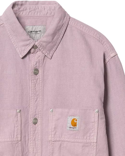 Carhartt Pink Camicia Walter Jac Lilla