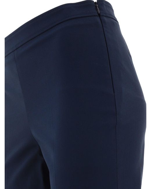 Capri pantalon avec monili Brunello Cucinelli en coloris Blue