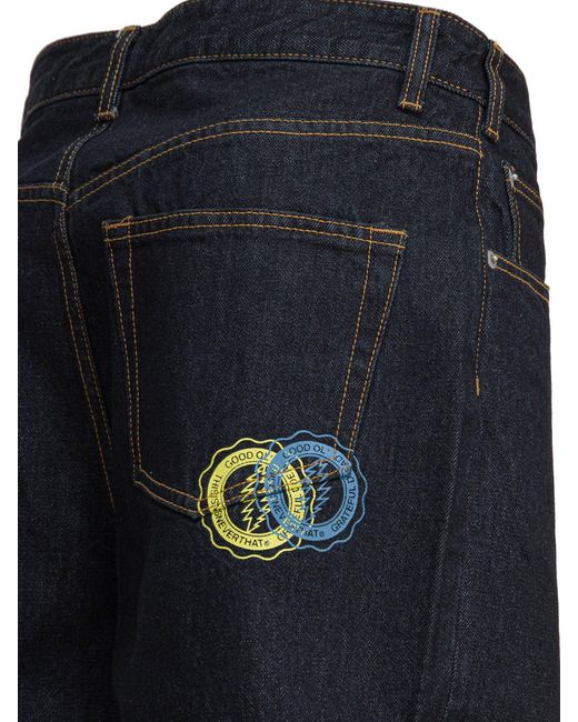 Thisisneverthat "gd Overlap Lightning"-short in het Blue voor heren