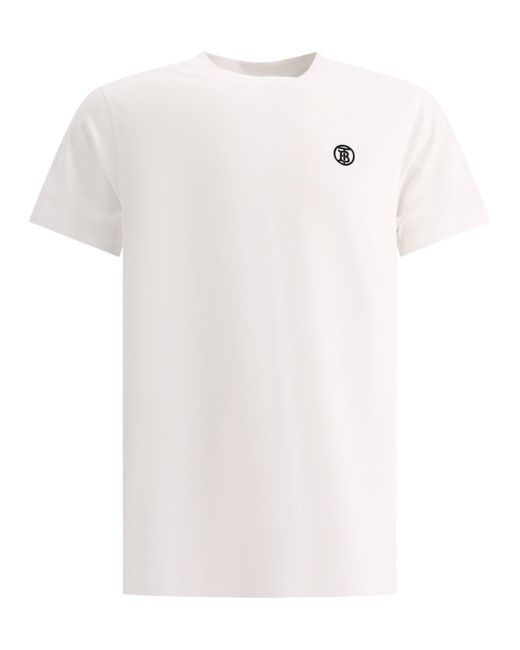 Camiseta de "Parker" Burberry de hombre de color White