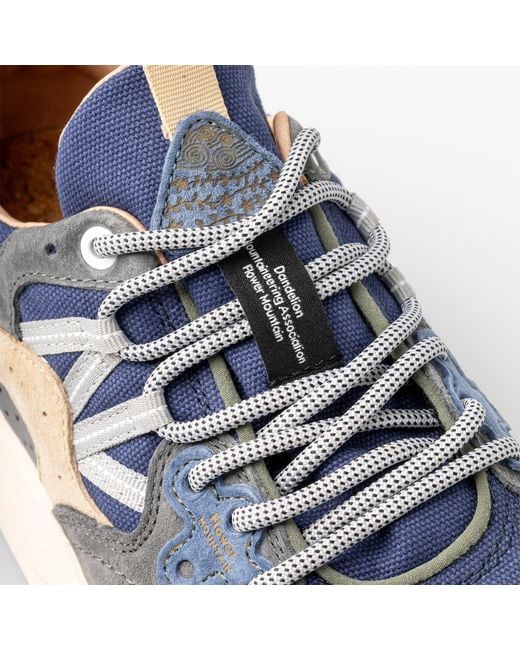 Flower Mountain Blue Sneakers Multi Colour