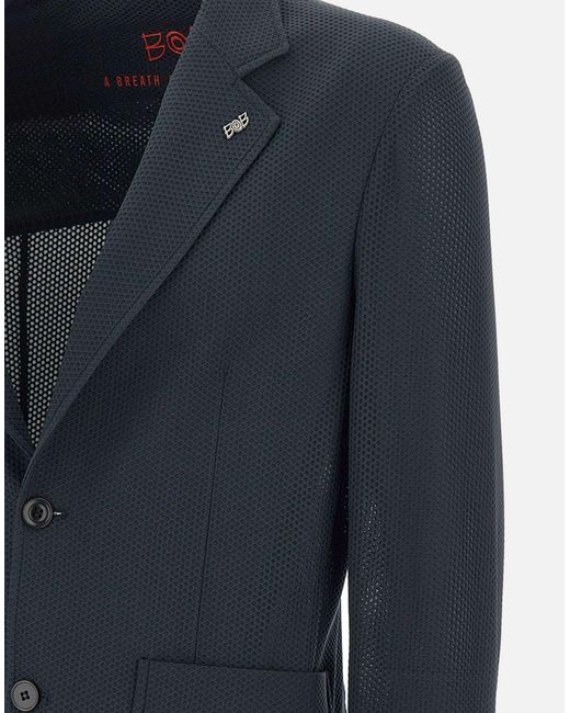 Bob Blue Midnight Slim Fit Blazer for men