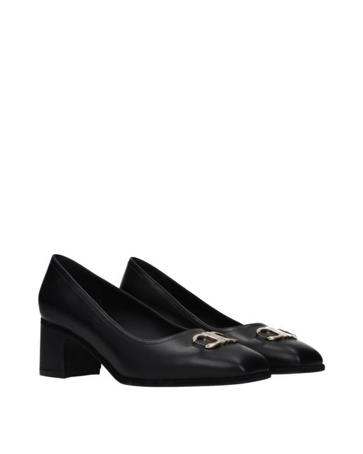Ferragamo Black Comiso Décolleté Leather