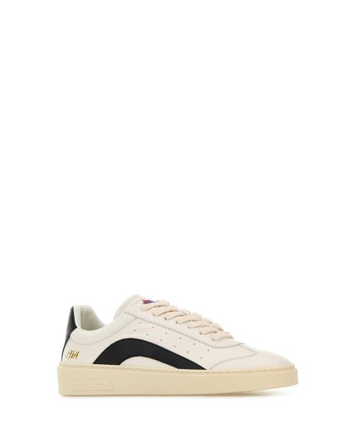 DSquared² Multicolor Dsquared Two-Tone Leather Rider Sneakers for men