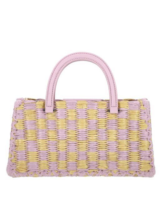 Tory Burch Multicolor Raffia Handbag