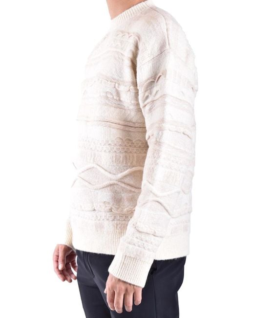 Laneus White Sweaters for men
