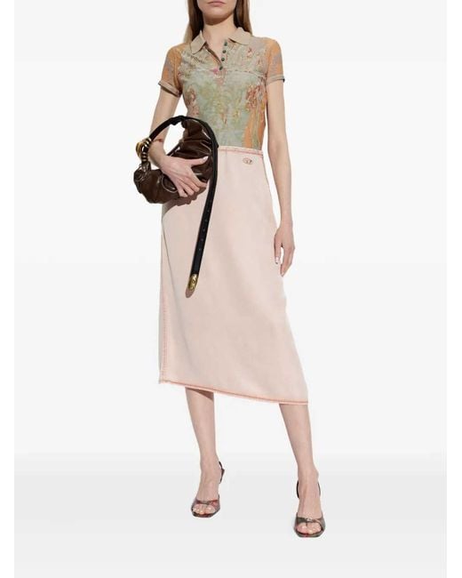 DIESEL White O-Rietta Skirt
