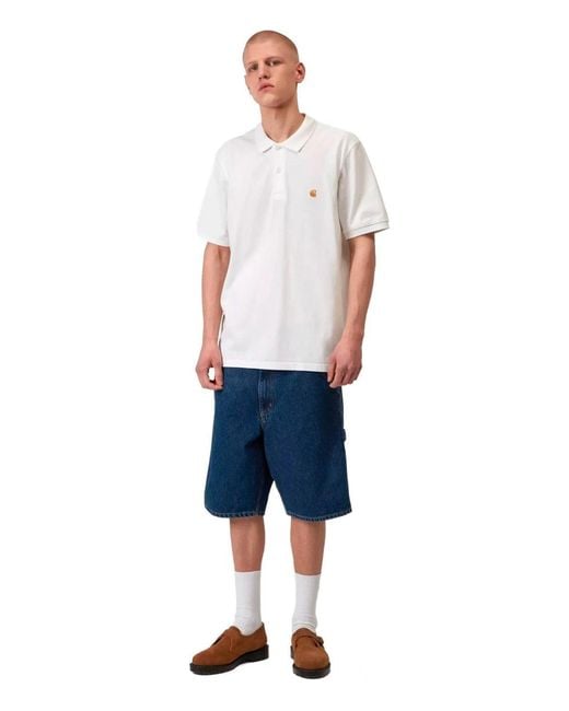 Carhartt Blue Single Knee Bermuda Shorts