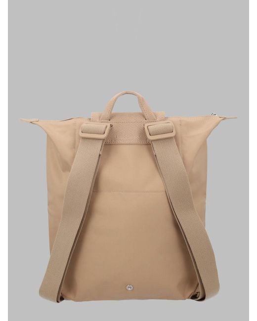 Longchamp Natural Elegant Backpack For