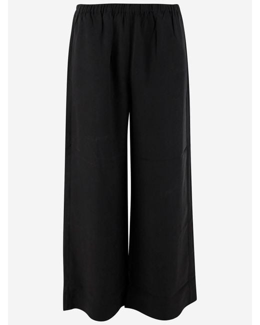 By Malene Birger Black Cabello Wide Leg Pants