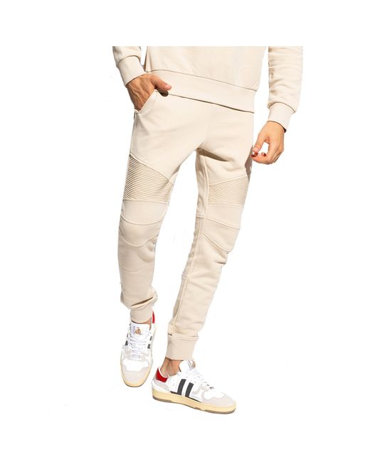 Pantalon de coton Balmain pour homme en coloris Natural