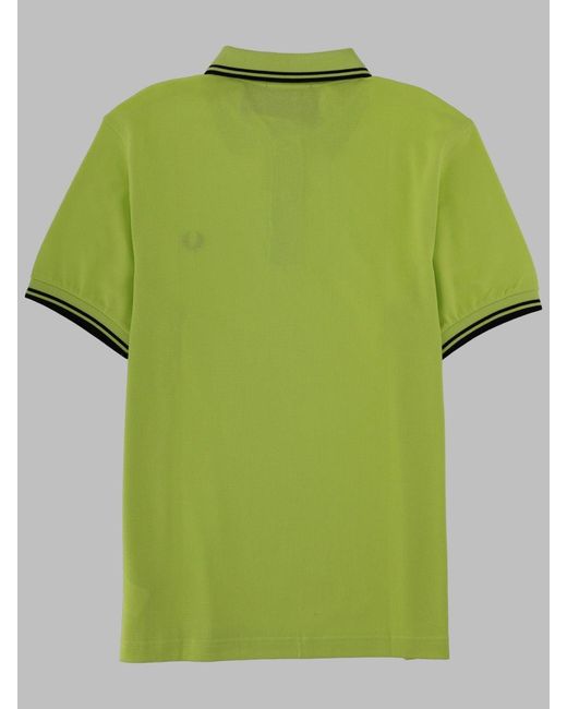 Fred Perry Green Polo Con Logo