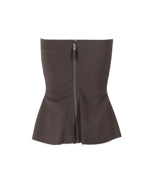 Rick Owens Bustiertop Van in het Brown
