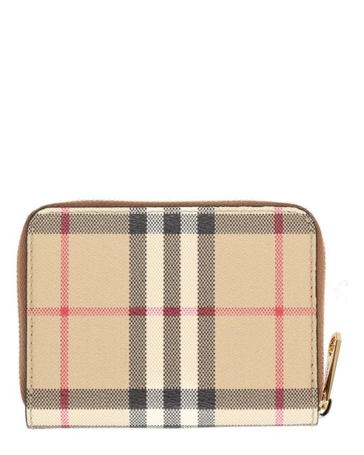 Burberry Natural Elegant Mini Wallet For