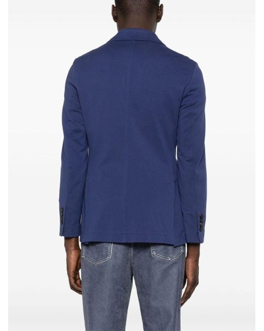 Circolo 1901 Blue Cotton Double-Breasted Jacket