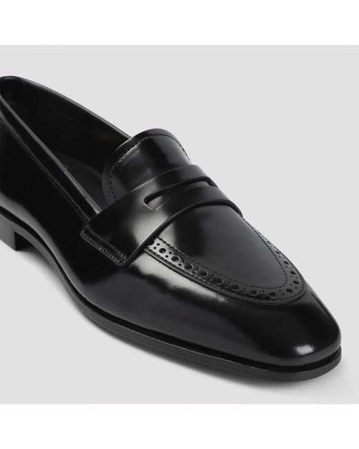 Church's Black Onyx Penny Loafers