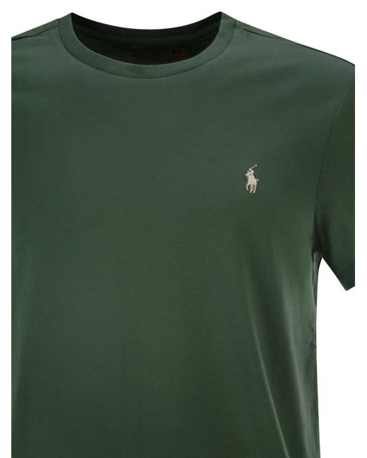 Polo Ralph Lauren Green Slim-Fit Jersey T-Shirt for men