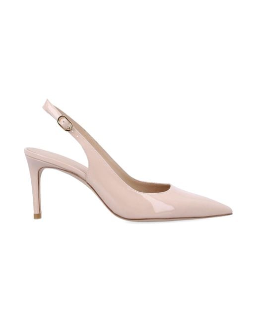 Stuart Weitzman Pink Flache Schuhe Damen