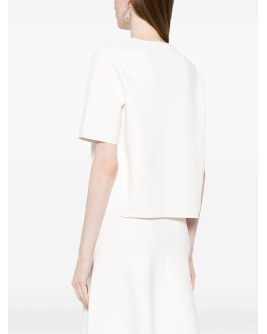 Theory White Os Cn Tshirt.Compact Clothing