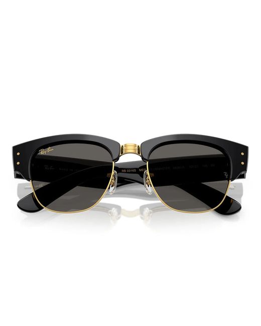 Ray-Ban Gray Sonnenbrille Rb0316 S 6826 J5 Mega Clubmaster X Asap Rocky Schwarz/Schwarz Unisex