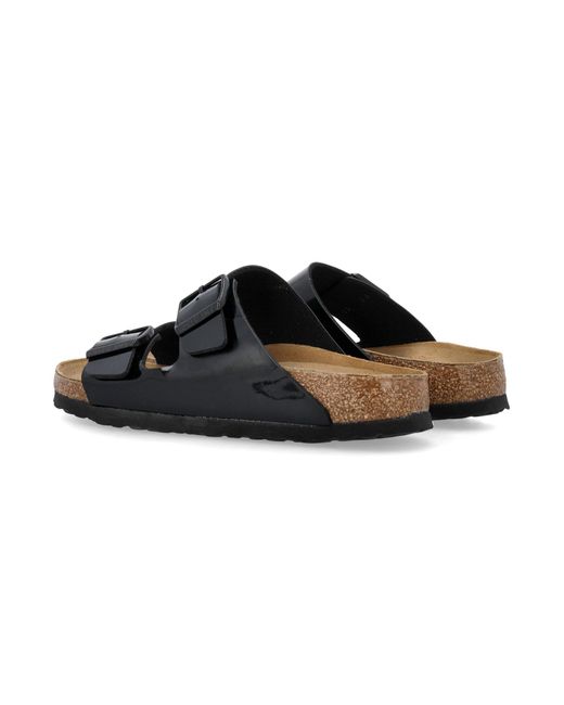 Birkenstock Black Arizona Patent Leather Sandals