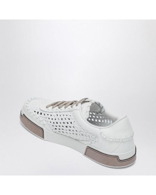 Dolce & Gabbana White Sneaker Portofino Yacht for men