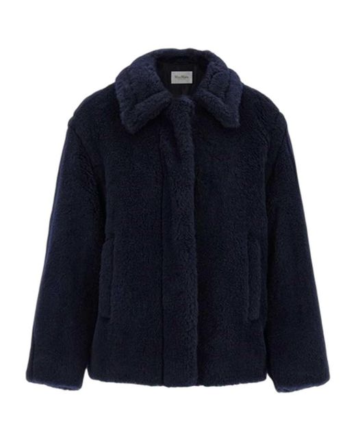 Max Mara Blue Mxmfuggito Coat