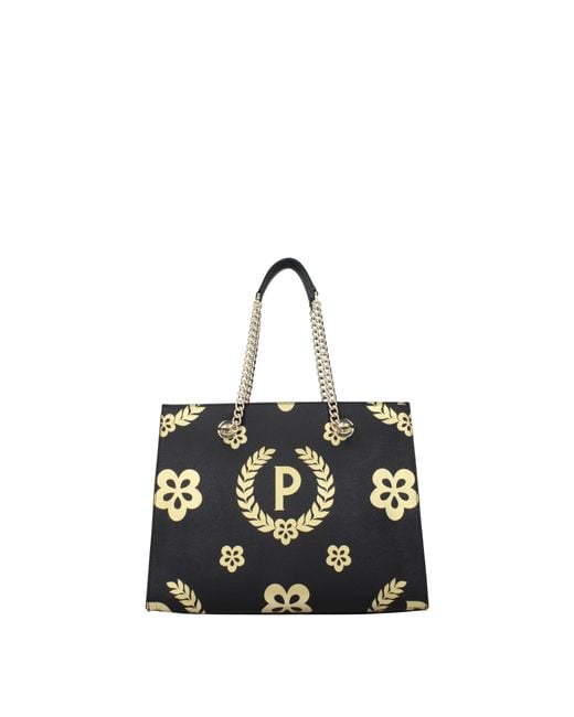 Pollini Black Shoulder Bags Pvc